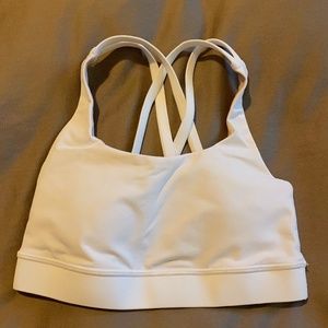Lululemon Energy Bra Sports Bra - Size 2 - White